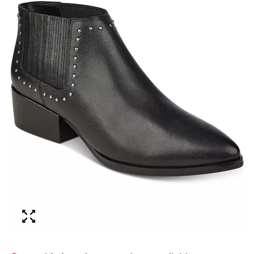 Mark Fisher Black Studded Ankle Boots